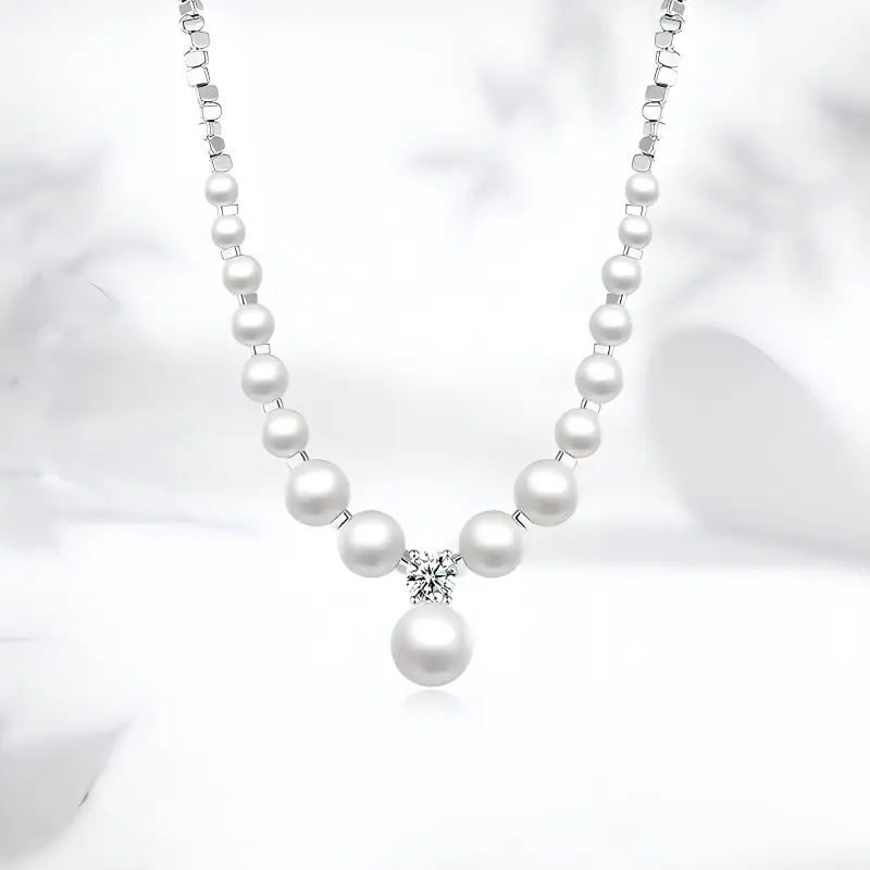 MISS TOOYA S925 Silver Necklaces Women's-1