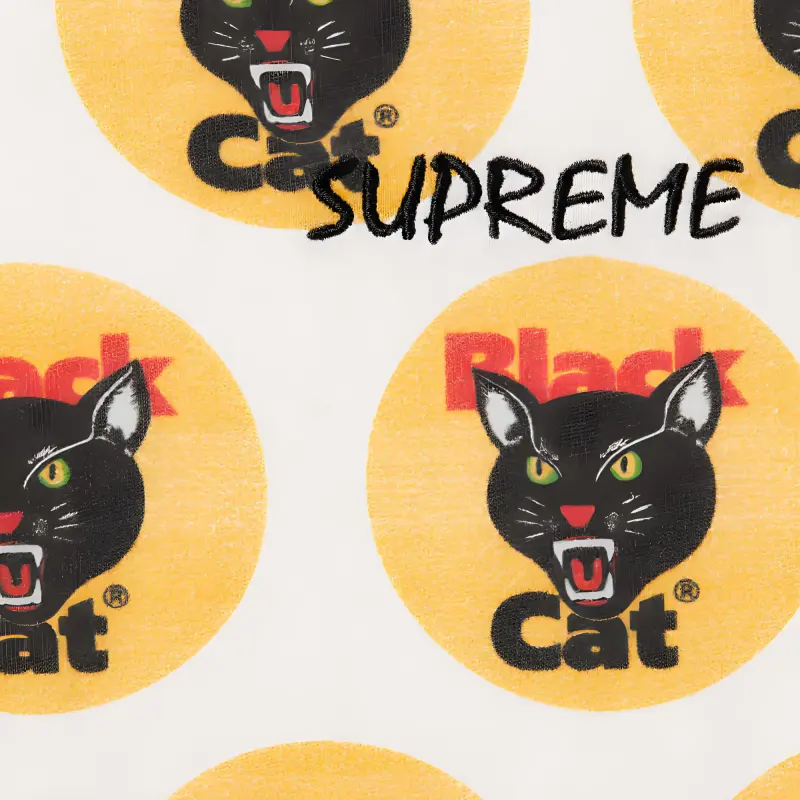 Supreme Black Cat S/S Top-2