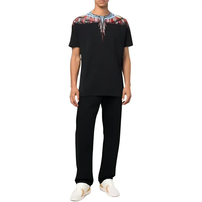 MARCELO BURLON COUNTY OF MILAN Grizzly Wings Organic Cotton T-shirt-4