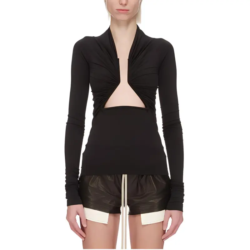 RICK OWENS Ls Prong Long Sleeved Top-1