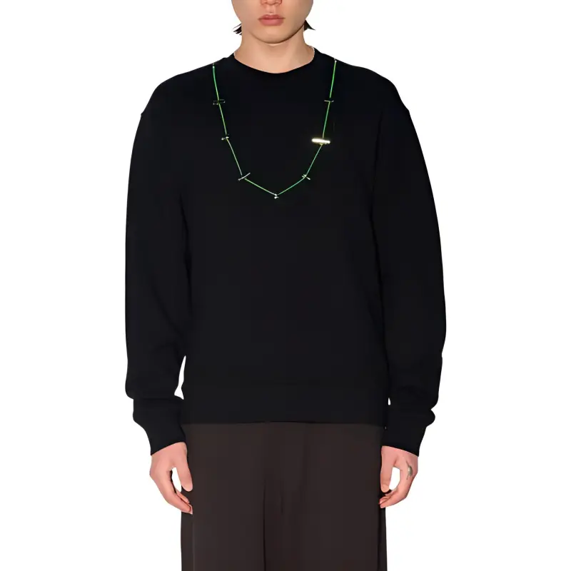 AMBUSH Stopper Detailed Long Sleeved Sweatshirt-1