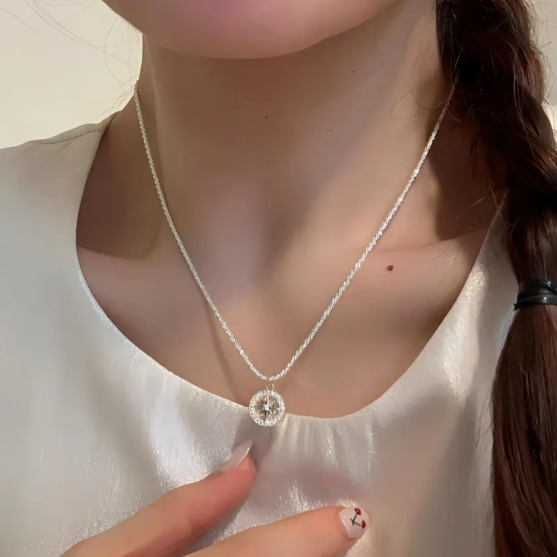 Happy Tide S925 Silver Necklaces Women's-2