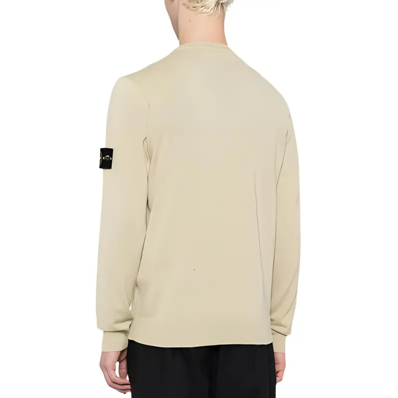 STONE ISLAND Compass motif Virgin Wool Cardigan-2