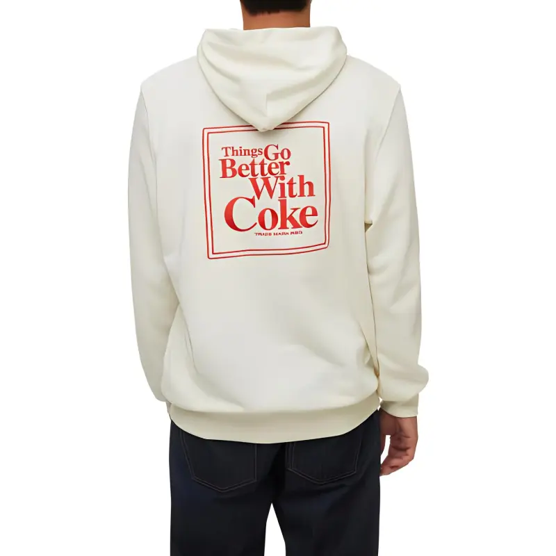 PUMA X Coca Cola Sweatshirt Men's Ivory White-2
