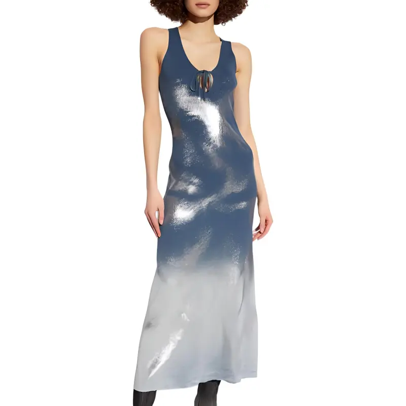 DIESEL Sleeveless Dresses Women's Dark Blue-1