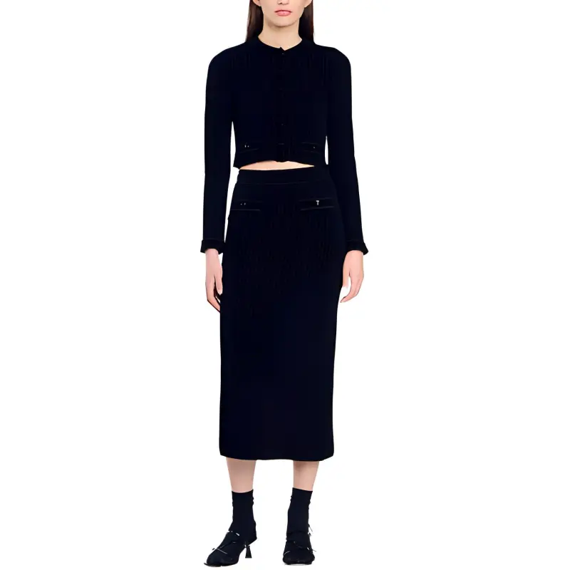 Sandro Open knit Cardigan-1