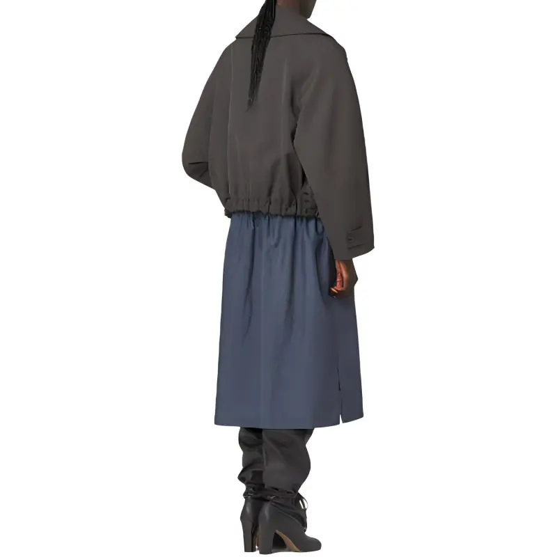 Lemaire Short Trench Blouson 'Dark Grey'-4