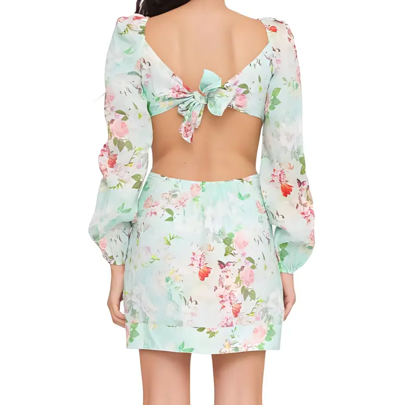 MC2 SAINT BARTHELEMY Long Sleeved Dress Women's Multicolor-1