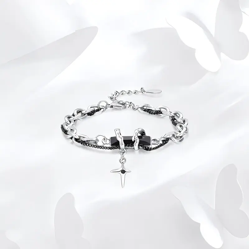 MISS TOOYA Titanium Steel Necklaces Unisex-6
