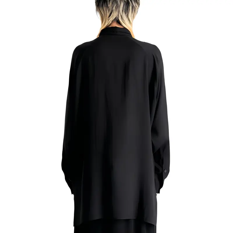 Yohji Yamamoto Long Sleeved Button Up Shirt-3