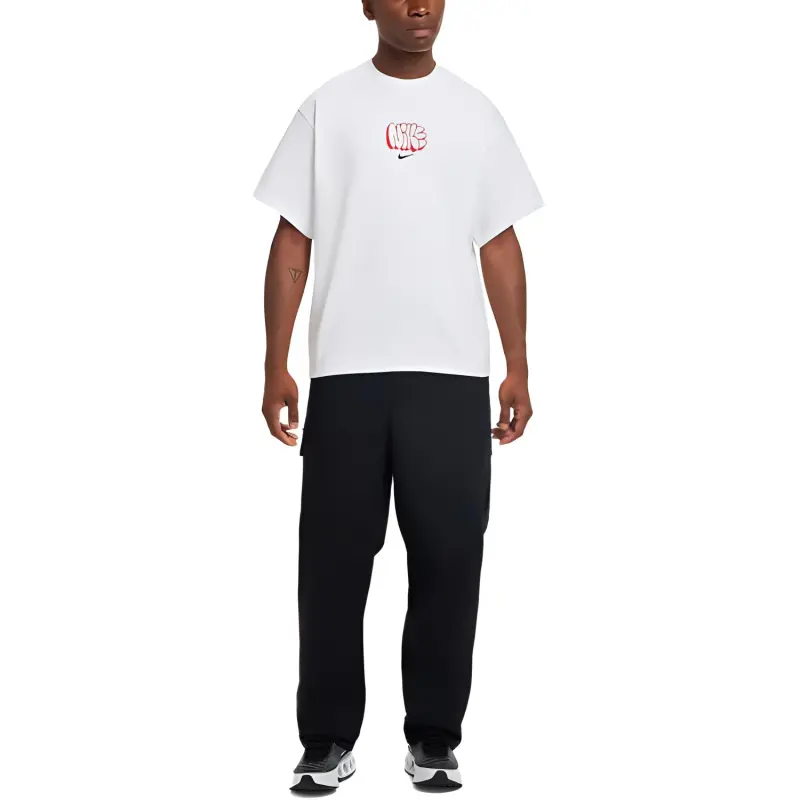 Nike Solo Swoosh FW24 T Shirt Men's White-2