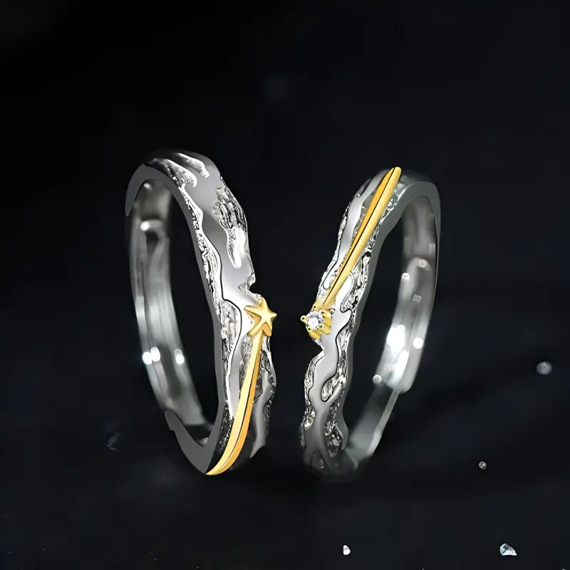 VIVIWELL S925 Silver Rings Unisex-1
