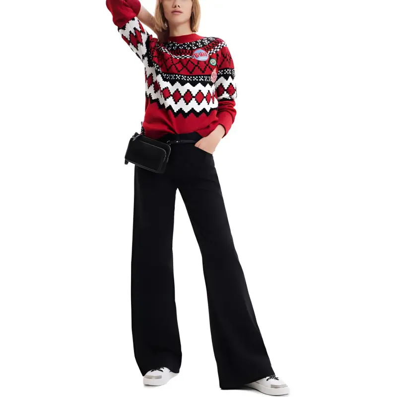 Desigual Sweaters Women's Red-2