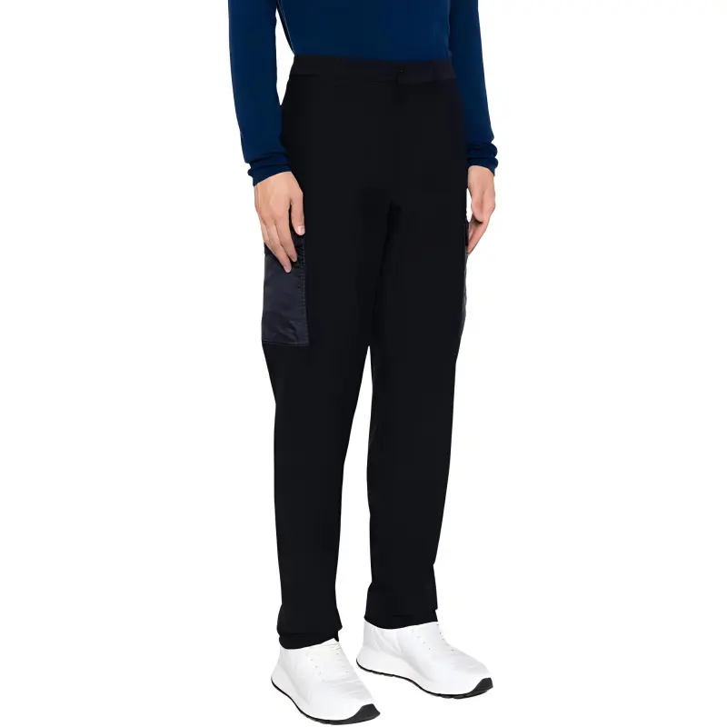 Moncler Logo patch Straight leg Cargo Trousers-3