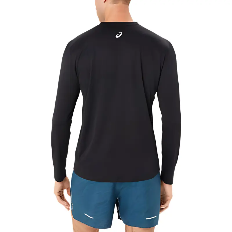 Asics Fujitrail Logo Long Sleeve Top T-Shirt Men's Black-3