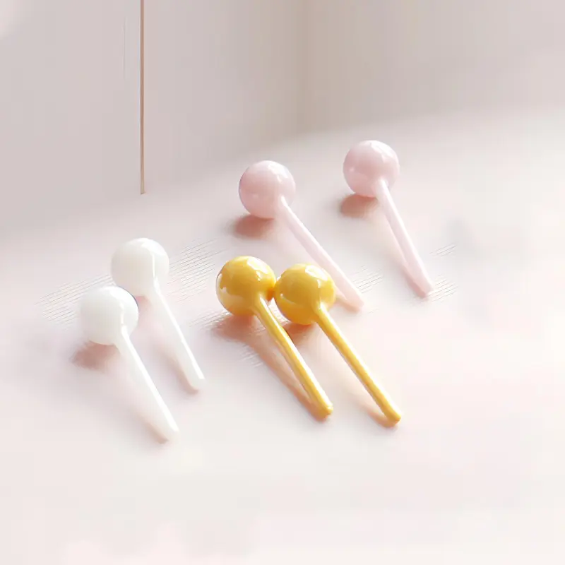 PAYMERY Ceramic Stud Earrings Unisex-1