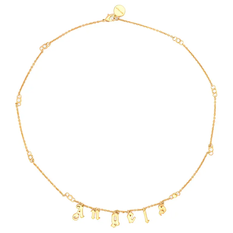 PALM ANGELS Logo Necklace-1