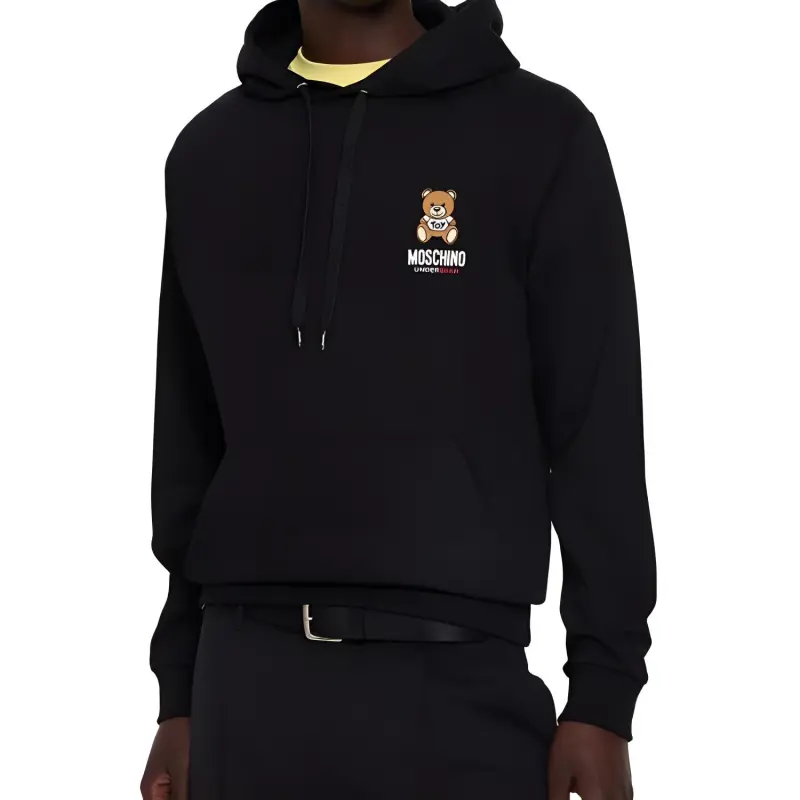 MOSCHINO Leo Teddy print Hoodie-5