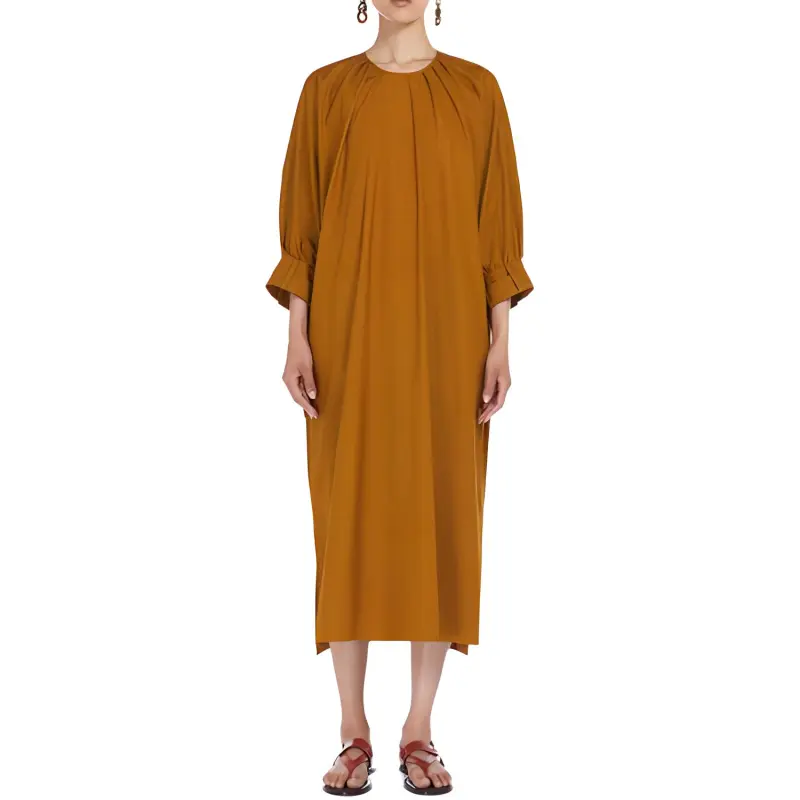 MaxMara Melodie Poplin Maxi Dress-2