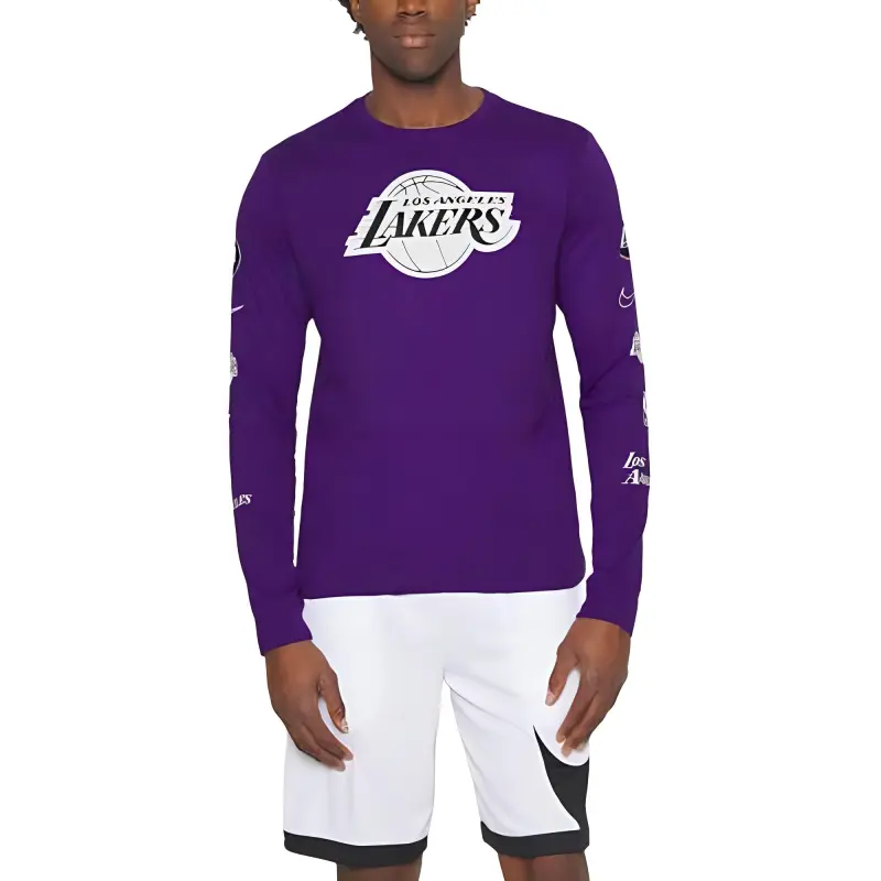 Nike Nba Los Angeles Lakers L/S T shirt-3