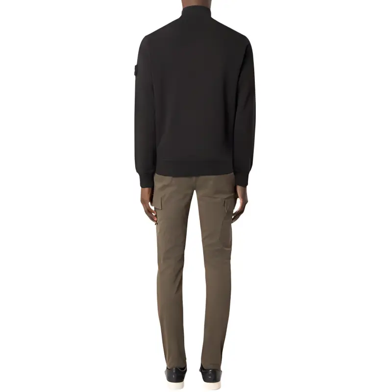 STONE ISLAND Compass Patch Zip Up Sweatshirt-2