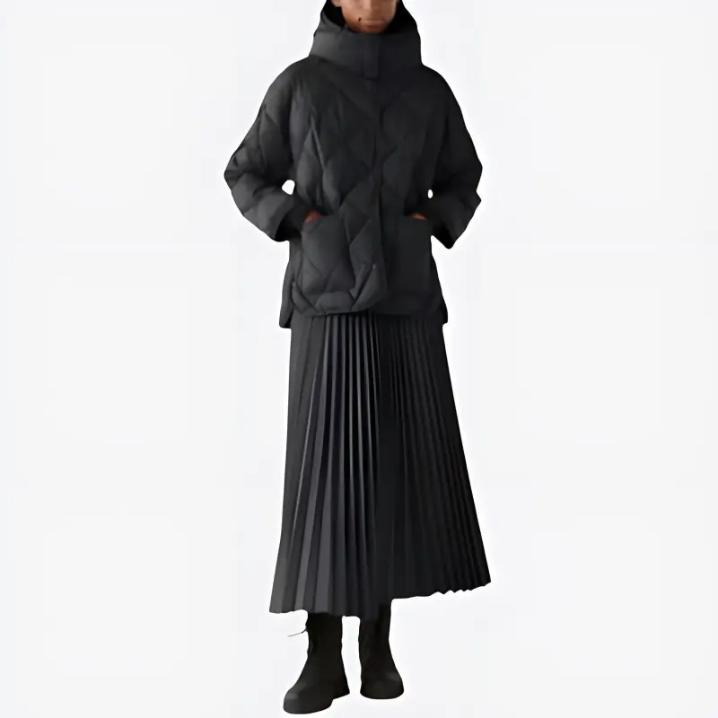 UNIQLO C Collection Casual Long Skirts Women's Dark Gray-2