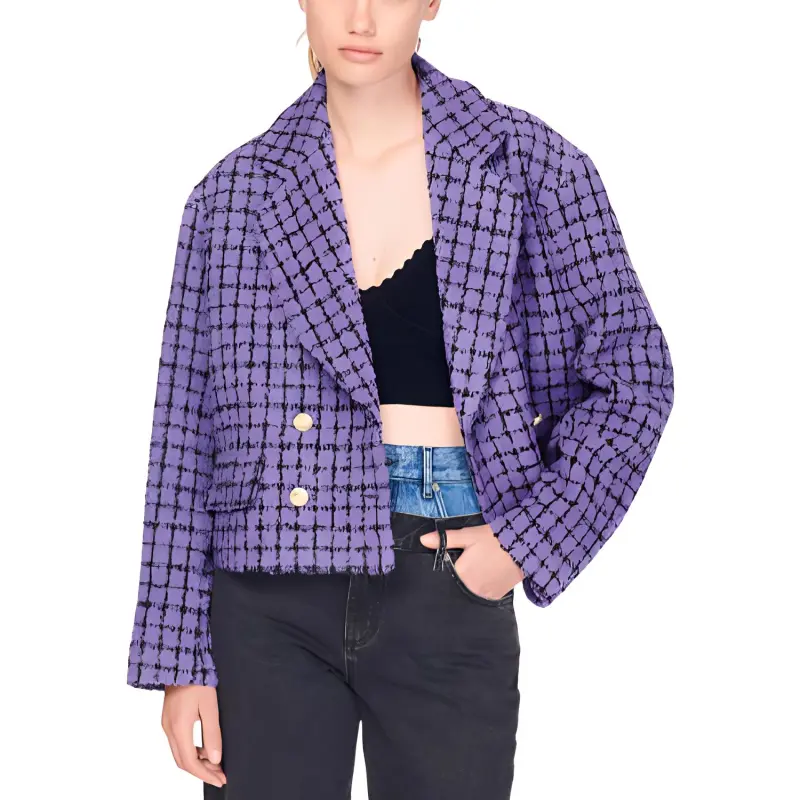Sandro Jackets Women's Purple-2