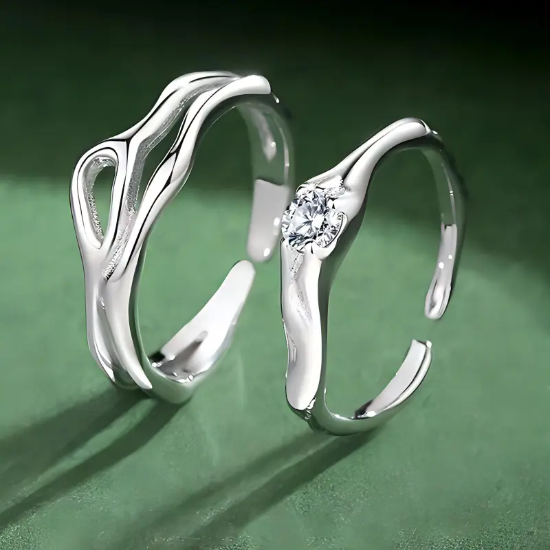 P&N S999 Fine Silver Rings Unisex-3