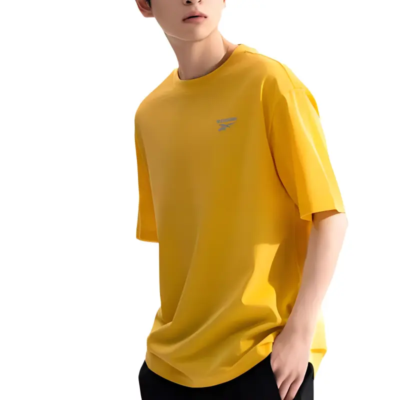Reebok T Shirt Unisex Light Yellow-1