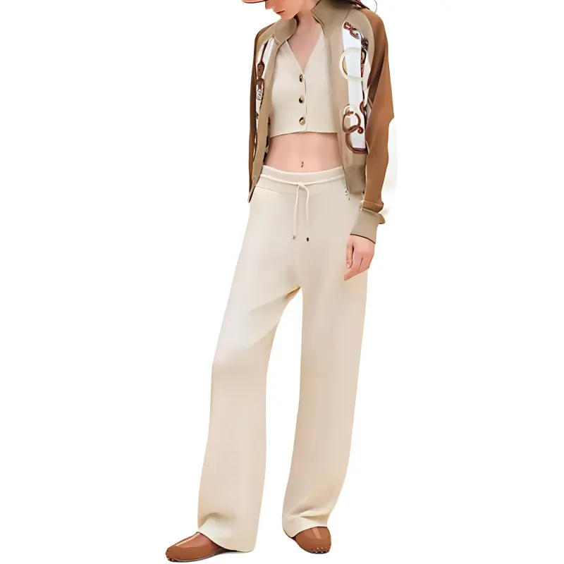 HERMES Jackets & Coats Women's Pearl White-1