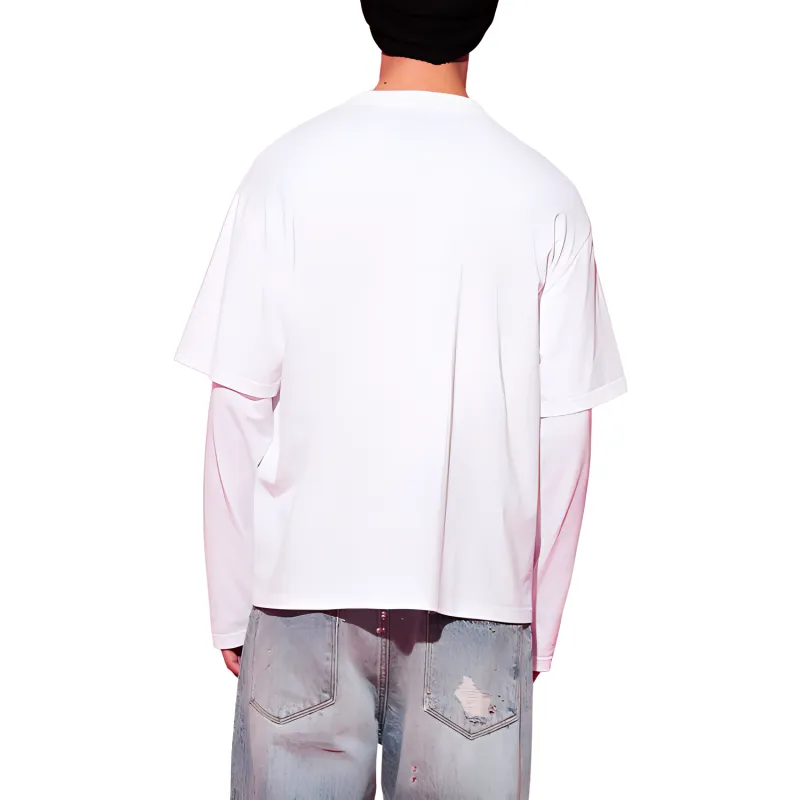 TCH T Shirts Men White-3