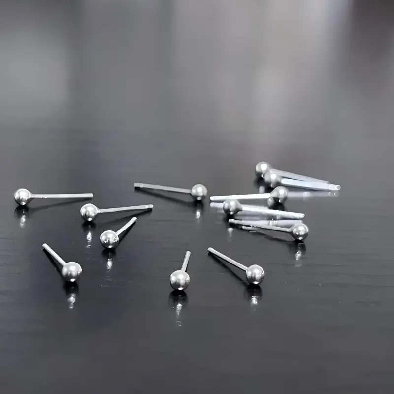 A CONG Studio S925 Silver Stud Earrings Women's-3
