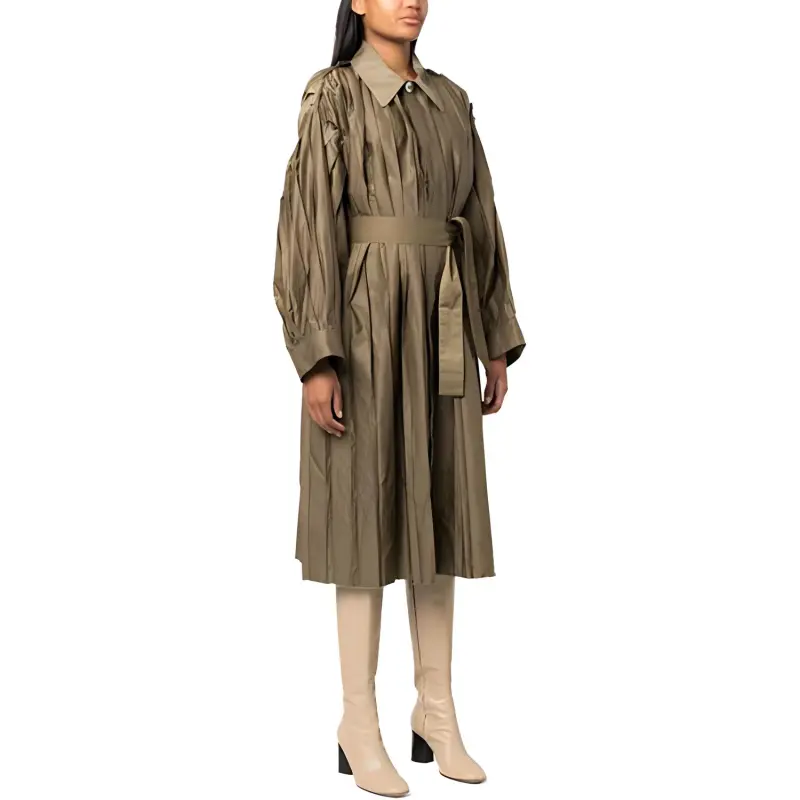MM6 Maison Margiela Coats Women's Khaki-2