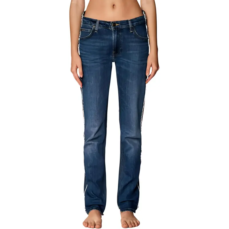 Lee X DIESEL Lee Co-branded Model Jeans Unisex Medium Blue-1