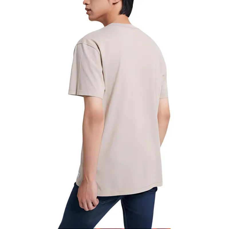 Hollister T Shirt Men's Brown Yellow-3