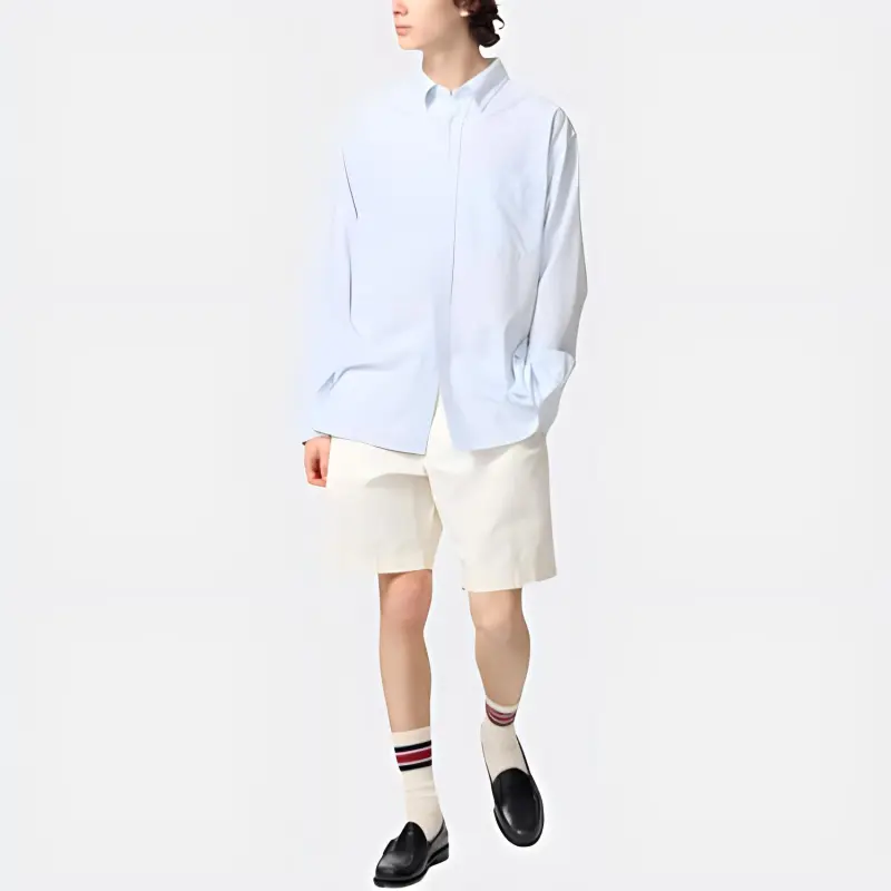 Jw Anderson X UNIQLO Shirts Unisex Light Blue-2