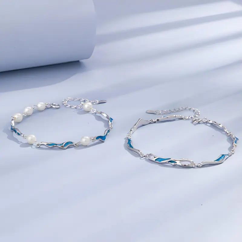 MOLADY S925 Silver Bracelets Unisex-5