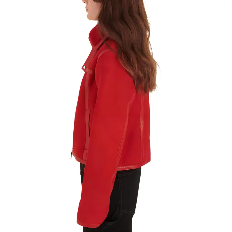 Saks Potts Jackets Coats Women's Red-3
