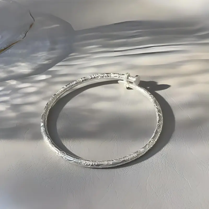 CUTE DAME 999 Fine Silver Sterling Silver Bracelets Women's Silver-1