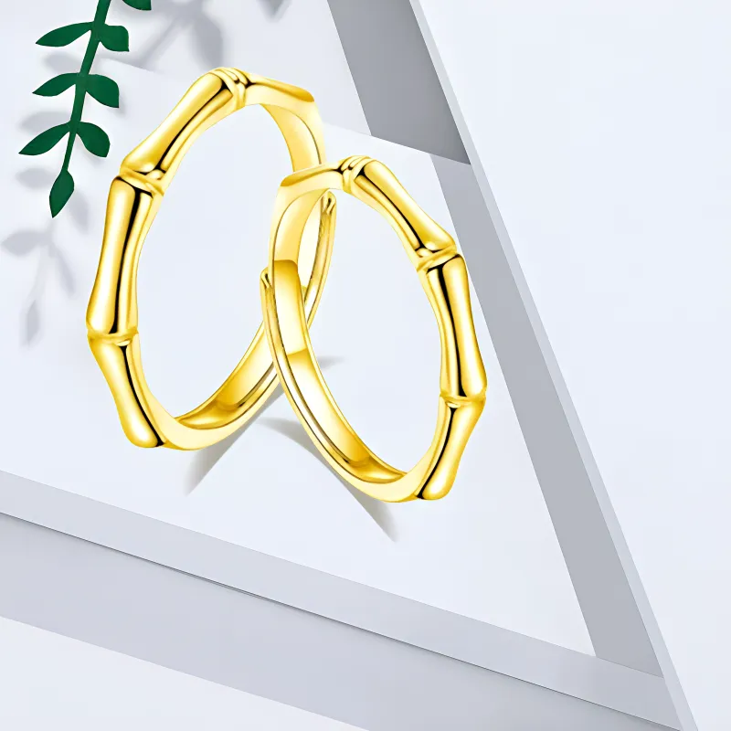 CHINA GOLD 999 Fine Silver Rings Unisex-4