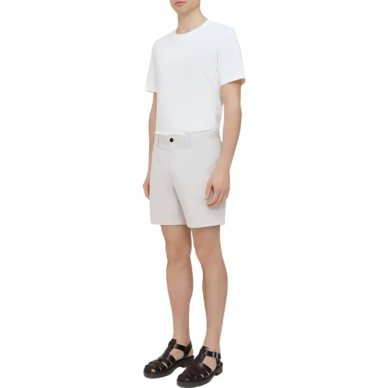 THEORY Casual Shorts Men's Gray White-1