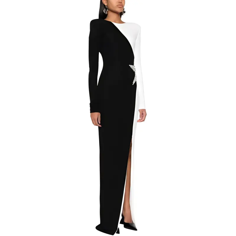 BALMAIN Crystal embellished Gown-3