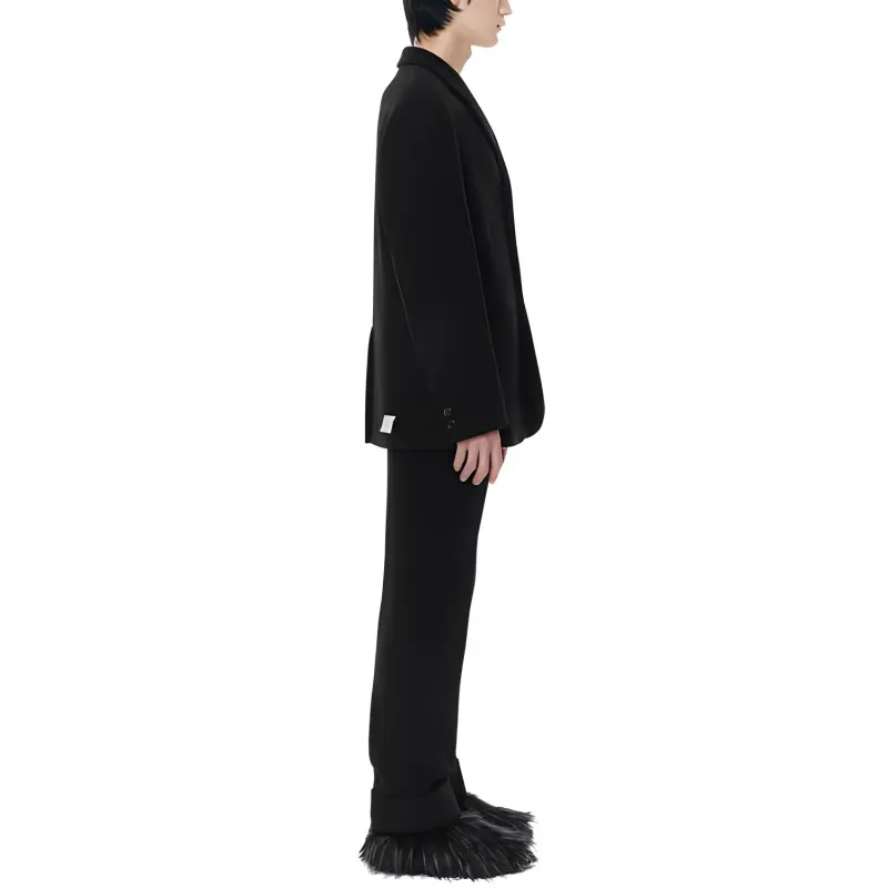 WE11DONE Suit Trousers Men Black-3