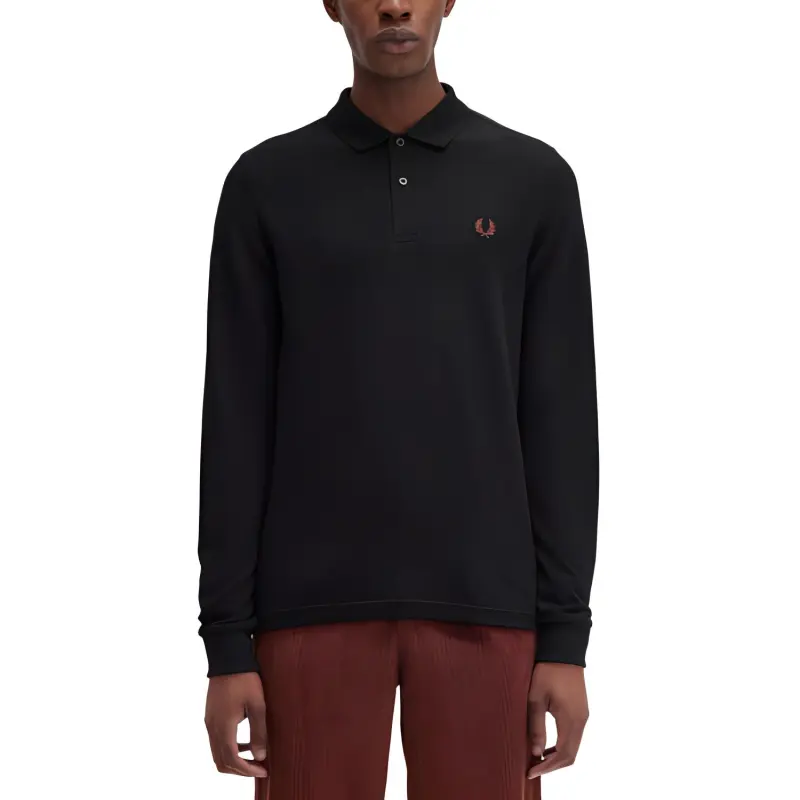 FRED PERRY Logo embroidered Polo Shirt-3