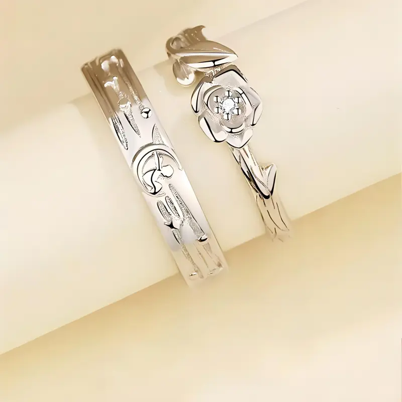 PIARA Rings Unisex Silver-4