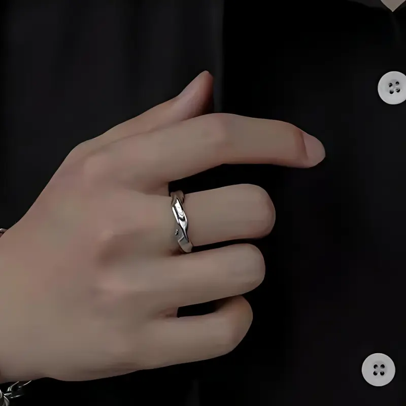 Asia Star 925 Sterling Silver Rings Unisex-2
