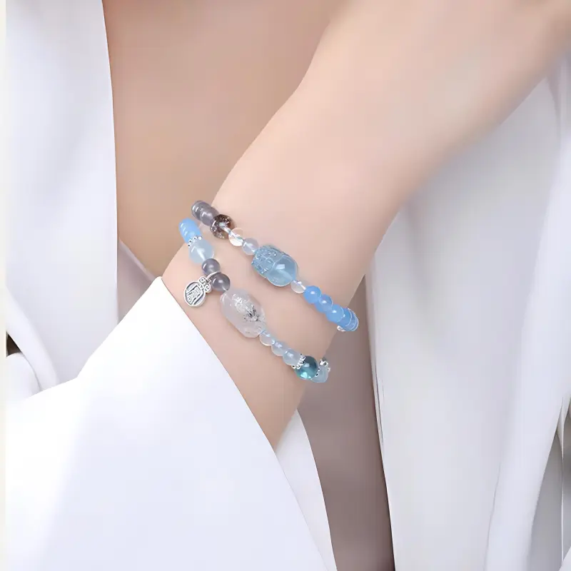 Moon Jewelry Crystal Jade Bracelets Unisex-15