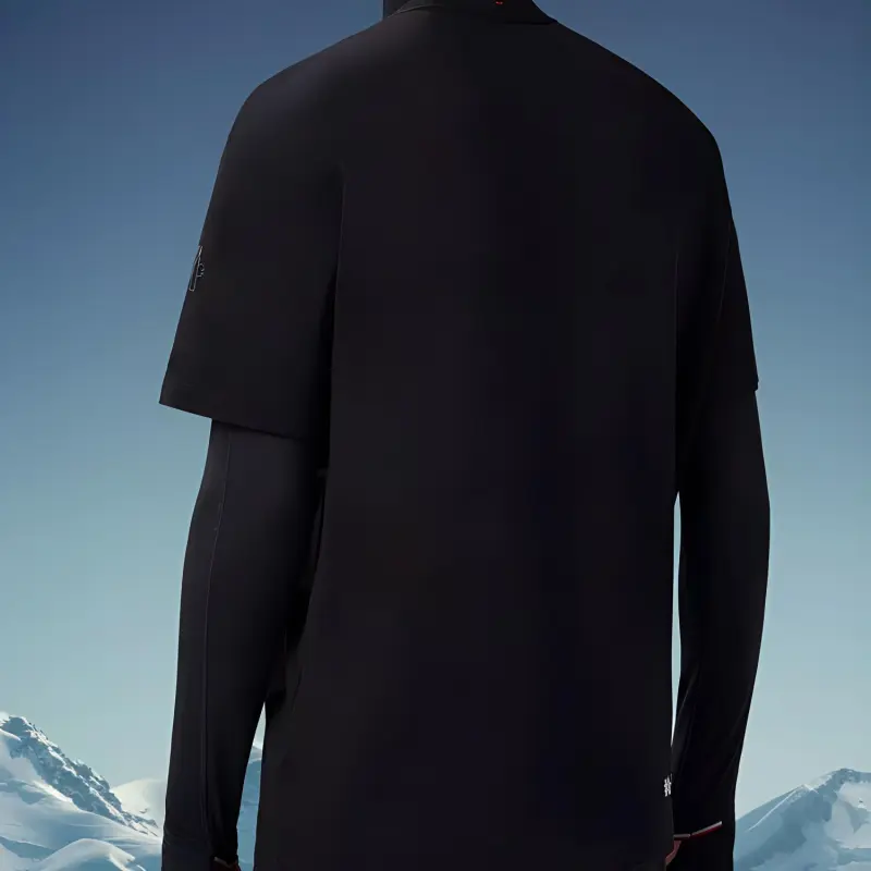 Moncler Grenoble Logo Printed Crewneck T Shirt-2
