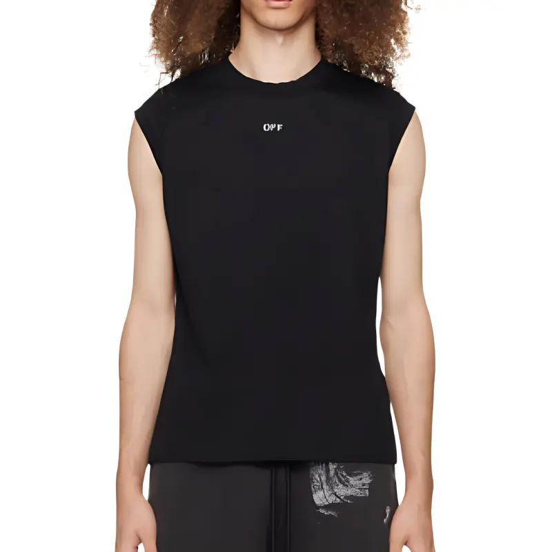 OFF-WHITE Logo-print Cotton Tank Top-1