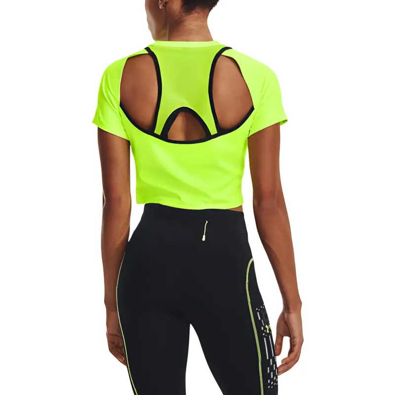 Under Armour Anywhere Crop Tops Women's Green-1